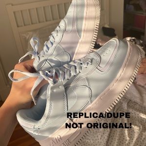 Baby blue Nike Air Force 1